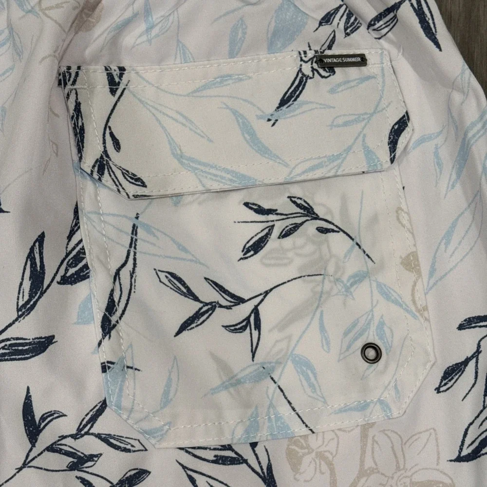 Vintage Summer Men Swim Shorts-Compression Liner  NWT Size Small
